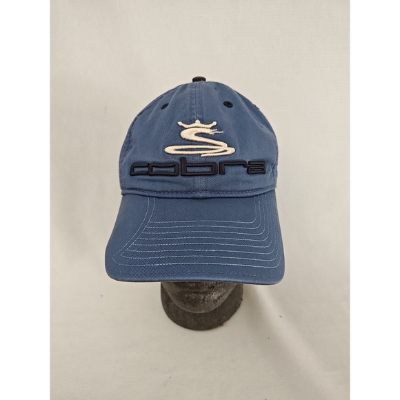 Cobra Golf Speed Cap Hat Adult Adjustable Gray Blue 100% Cotton Embroidered - Picture 1 of 7